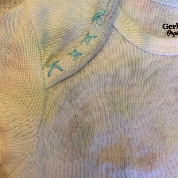Hand Dyed Unicorn Baby Onesie - Picture 2 of 3